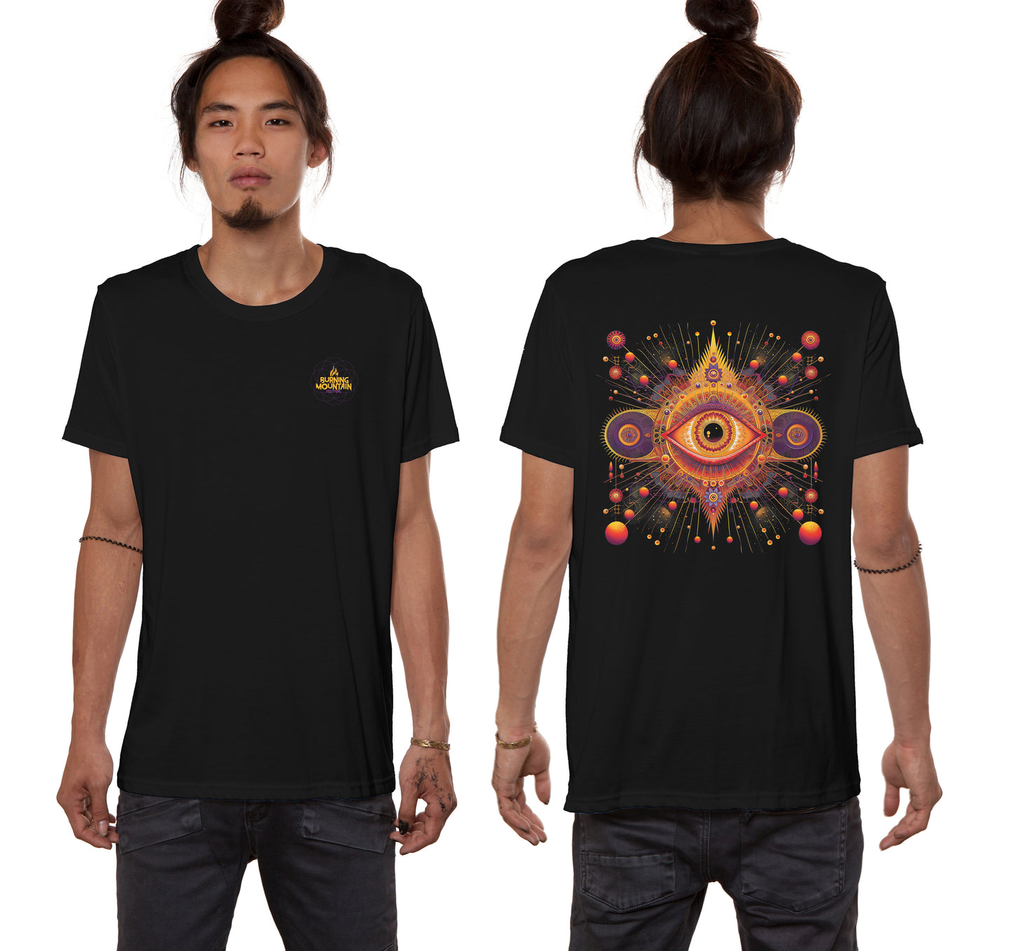 Burning Mountain Festival Visionär T-Shirt (Kosmisches Auge)