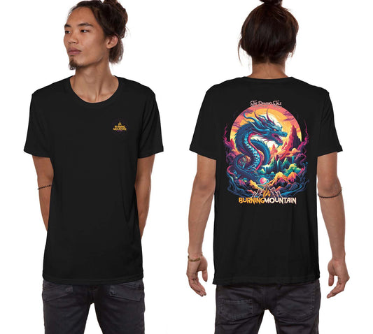 Burning Mountain Festival T-Shirt (Blue Dragon)