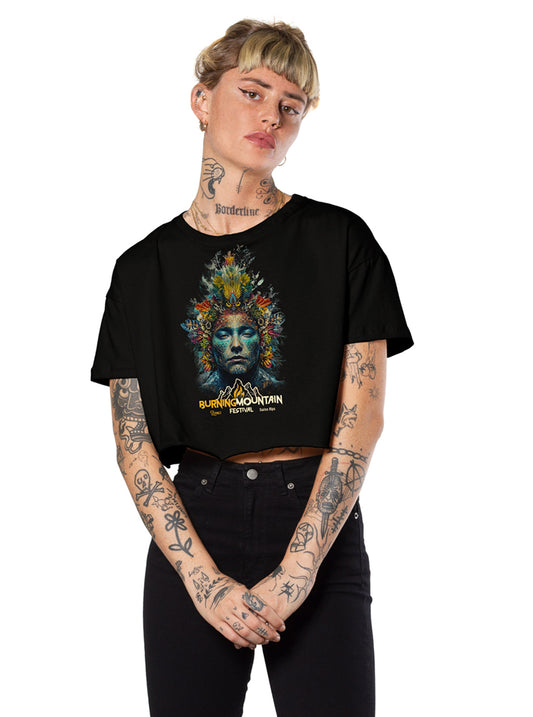 2025: Burning Mountain Festival T-Shirt cropped (Shaman Edition)